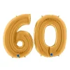 Lot de ballons dorés géants - 102 cm - Age au Choix
