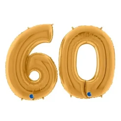 Lot de ballons dorés géants - 102 cm - Age au Choix