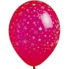 Lot de 8 Ballons étoilés multicolore