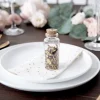 Lot de 12 bouteilles en verre avec bouchon en liège - 7,5 cm