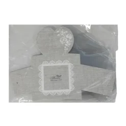 Lot de 10 contenants - Cœur - 18 x 13 cm