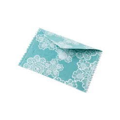 Lot de 4 Enveloppes en Lin - 12,5 x 8,5 cm - Émeraude