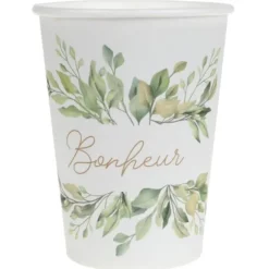 Lot de 10 gobelets - 27 cl - Ô Bonheur