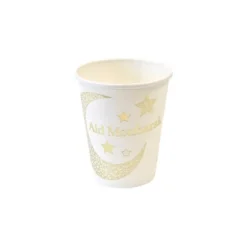 Lot de 6 gobelets en carton - 27 cl - Collection Aid Moubarak
