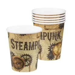 Lot de 6 Gobelets Steampunk - 25 CL