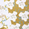 Lot de 20 serviettes en forme de body - Hello Baby