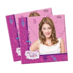 Lot de 20 serviettes Violetta Disney®