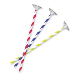 Lot de 10 tiges à ballon en carton biodégradable - 40 cm