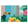 Lot de 10 Étiquettes Toucan - Tropical