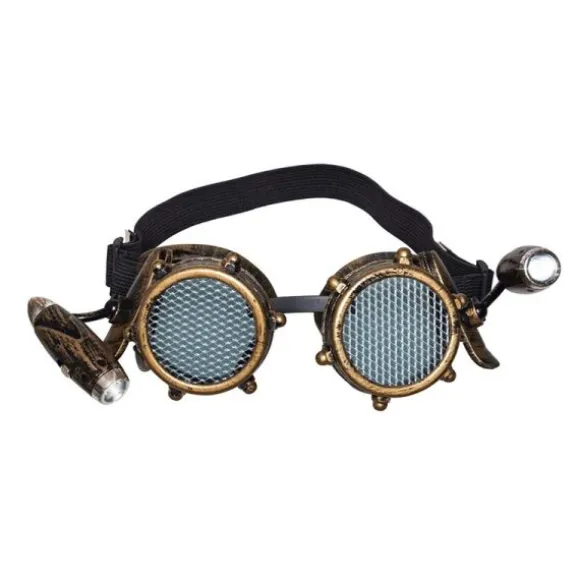 Lunettes Adulte Steampunk avec Lampes