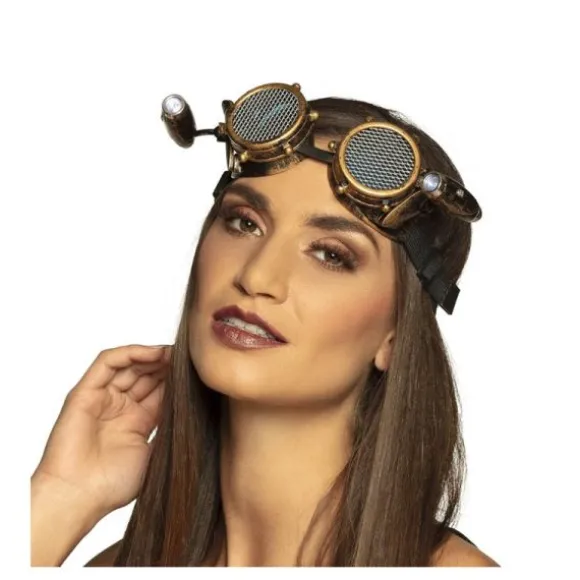 Lunettes Adulte Steampunk avec Lampes