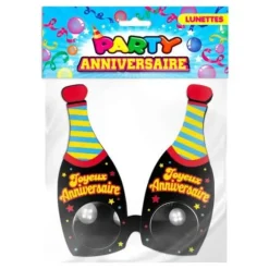 Lunettes Bouteilles Joyeux Anniversaire