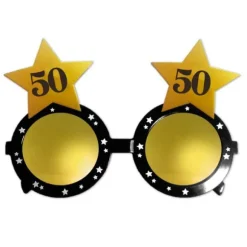 Lunettes en plastique Etoiles Anniversaire - Age au Choix