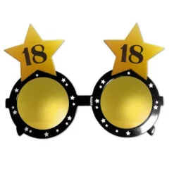 Lunettes en plastique Etoiles Anniversaire - Age au Choix