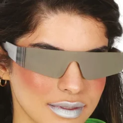 Lunettes futuristes miroir pour adulte