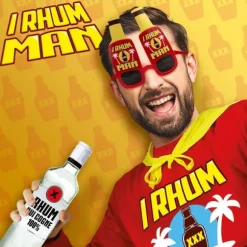 Lunettes humoristiques "I Rhum Man"