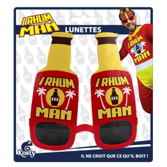 Lunettes humoristiques "I Rhum Man"