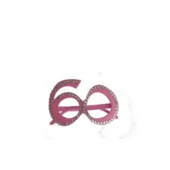Lunettes Strass 60 ans - Rose