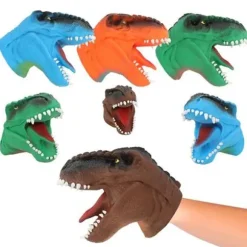Marionnette à main de dinosaure - Dino World - Couleur Aléatoire