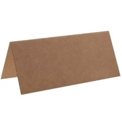 10 marque-places en carton - 7 x 3 cm - Couleur au choix