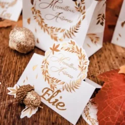 8 Marque-Places - Merveilleux Automne