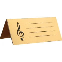 10 Marque-Places Musique - Or