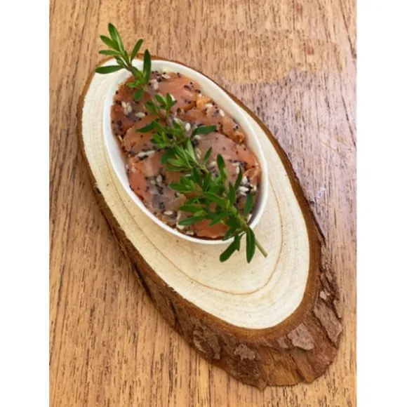 12 Marques Places en bois - 18 cm