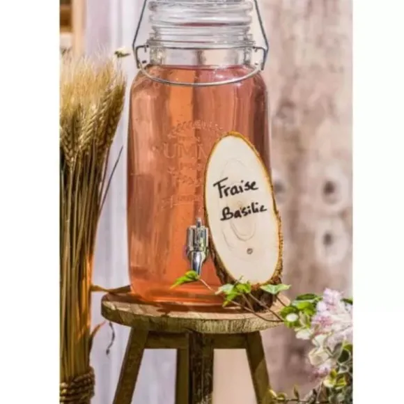 12 Marques Places en bois - 18 cm
