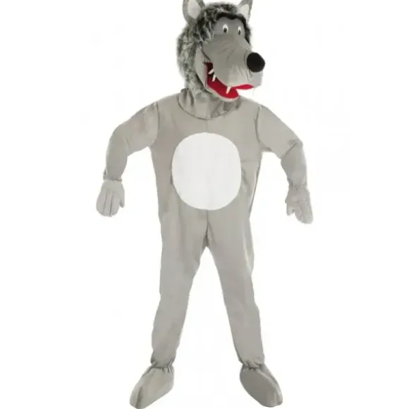 Mascotte de Loup pour adulte - Taille unique