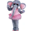 Mascotte Eléphant Danseuse