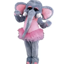 Mascotte Eléphant Danseuse