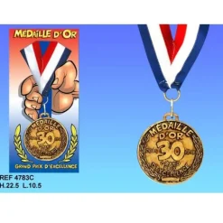 Médaille d'Or Anniversaire 30 Ans