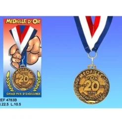 Médaille d'Or Anniversaire 20 Ans