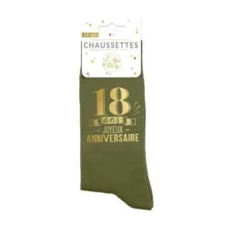 Médaille d'or tricolore pour anniversaire - Âge au choix