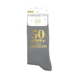 Médaille d'or tricolore pour anniversaire - Âge au choix