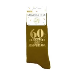Médaille d'or tricolore pour anniversaire - Âge au choix