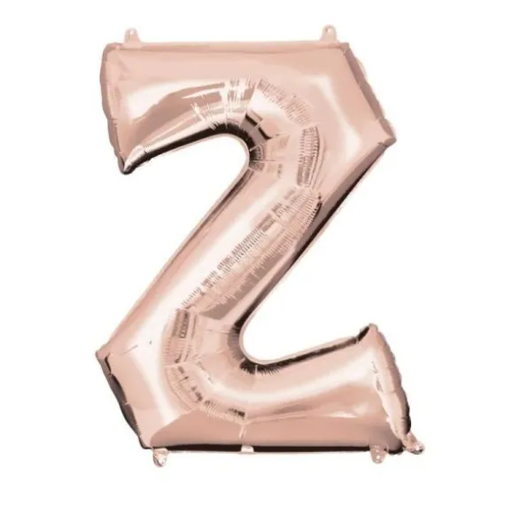 Méga Ballon Hélium - Lettre Z - Rose Gold