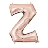 Méga Ballon Hélium - Lettre Z - Rose Gold