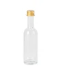 Mignonnette en verre avec bouchon en or - Edgar - 50 ml