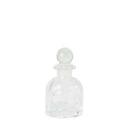 Mignonnette en verre avec cabochon - 50 ml - Collection Vintage Doré