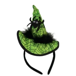 Mini chapeau de sorcière sur serre-tête pour enfant