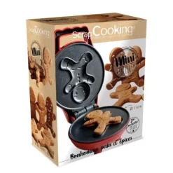 Mini gaufrier pour bonhommes en pain d'épices - Waffle Factory