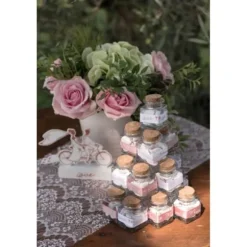 Mini Pot Carré avec Bouchon en Liège