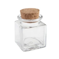 Mini Pot Carré avec Bouchon en Liège