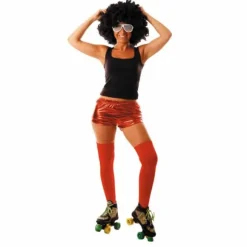 Mini short Disco - Taille Unique - Rouge