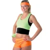 Mini Short Fluo Orange Femme - Taille Unique