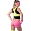 Mini Short Fluo Rose Femme - Taille Unique