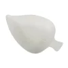 12 Mises en bouche Feuilles en canne à sucre - Blanc - 8 cm