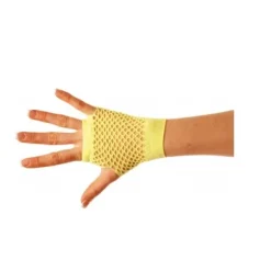 Mitaines Jaunes Fluo en Résille