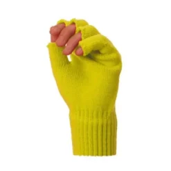 Mitaines Tricot Jaunes Fluo